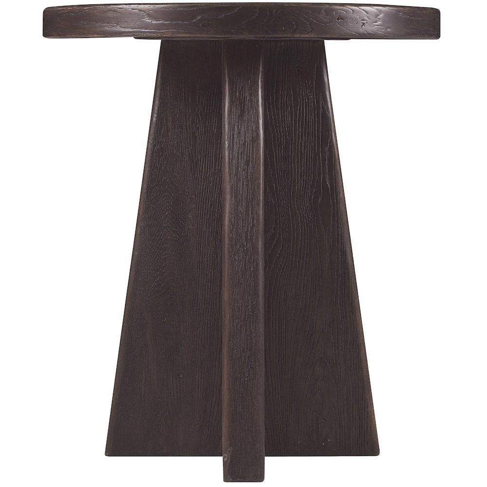 Driftwood Round End Table