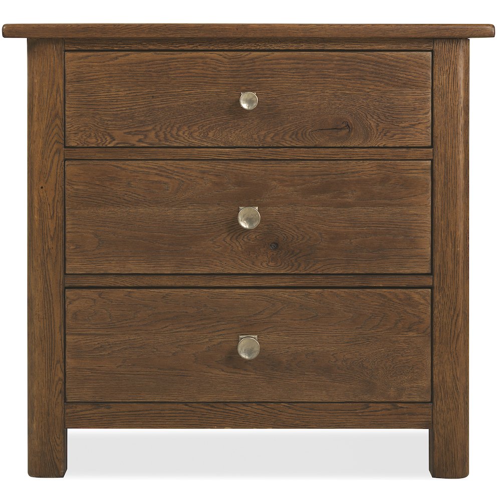 Driftwood Three-Drawer Nightstand