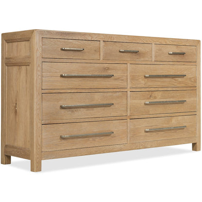 Driftwood Nine-Drawer Dresser