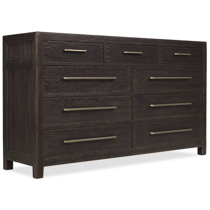 Driftwood Nine-Drawer Dresser