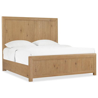 Driftwood King Panel Bed