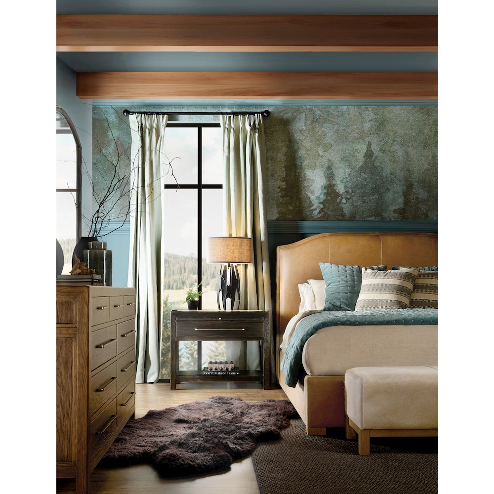 Driftwood Queen Upholstered Bed