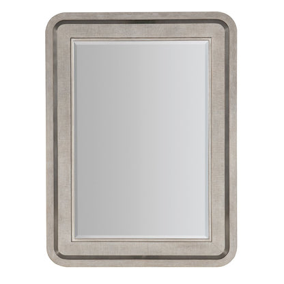 Modern Mood Raffia Landscape Mirror