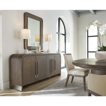 Modern Mood Raffia Landscape Mirror