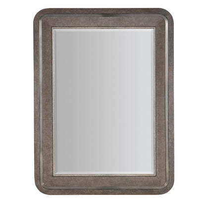 Modern Mood Raffia Landscape Mirror