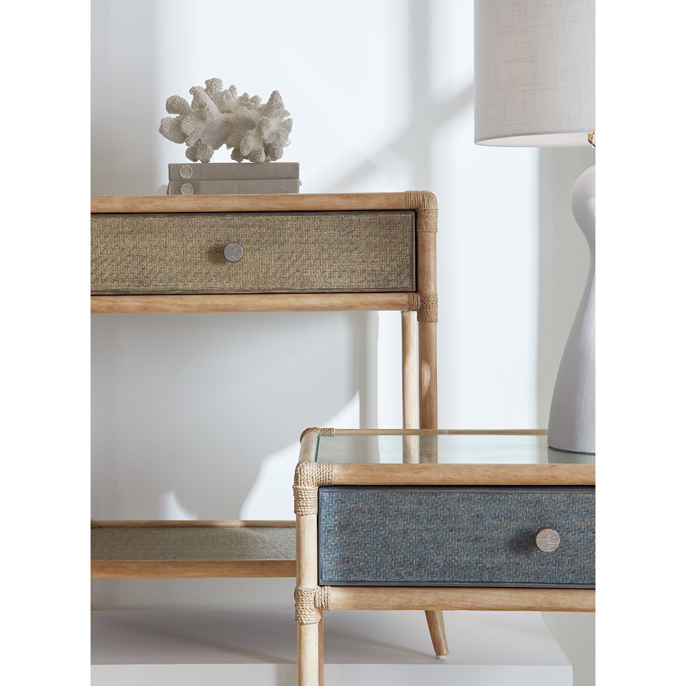 Retreat Pole Rattan Bedside Table