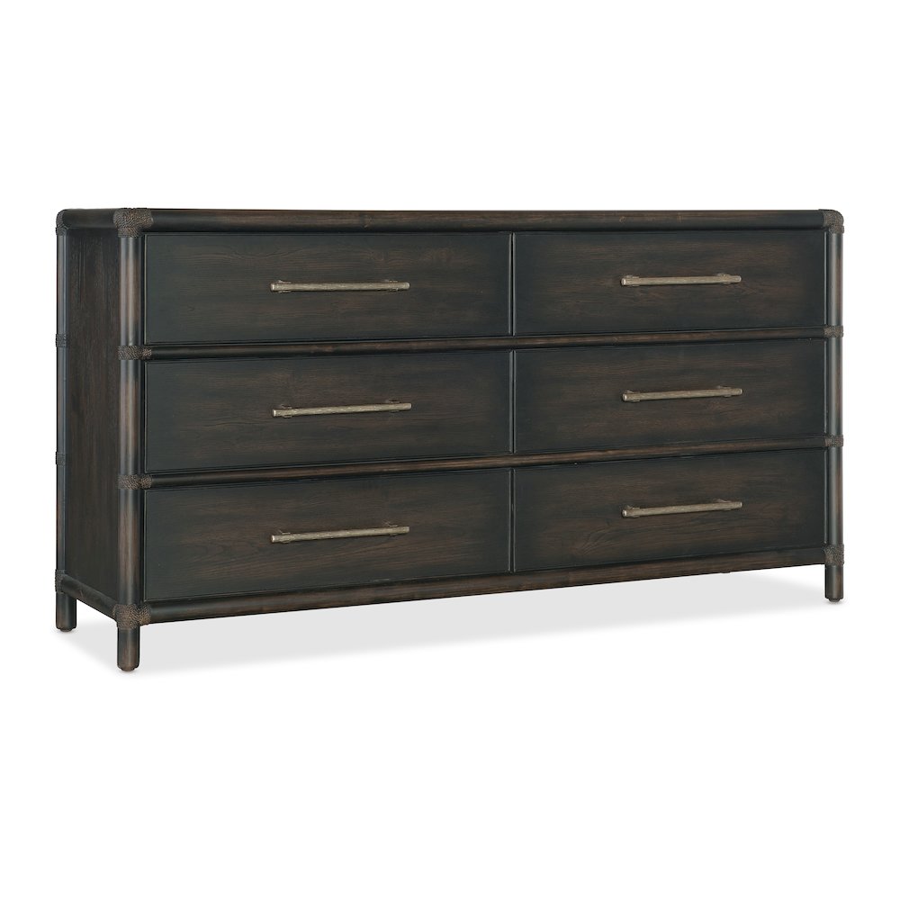 Retreat Pole Rattan Dresser