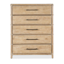 Retreat Pole Rattan Five-Drawer Chest