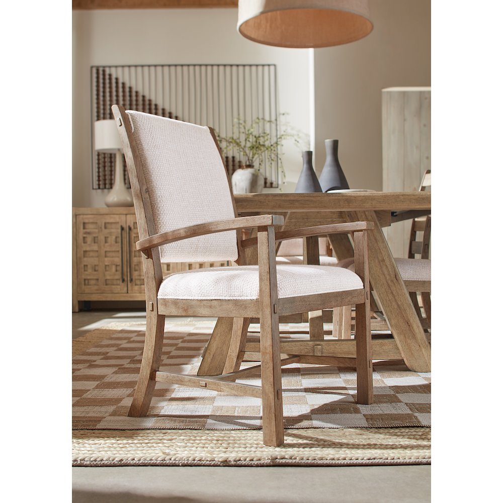 Vineyard Row Post Back Upholstered Arm Chair