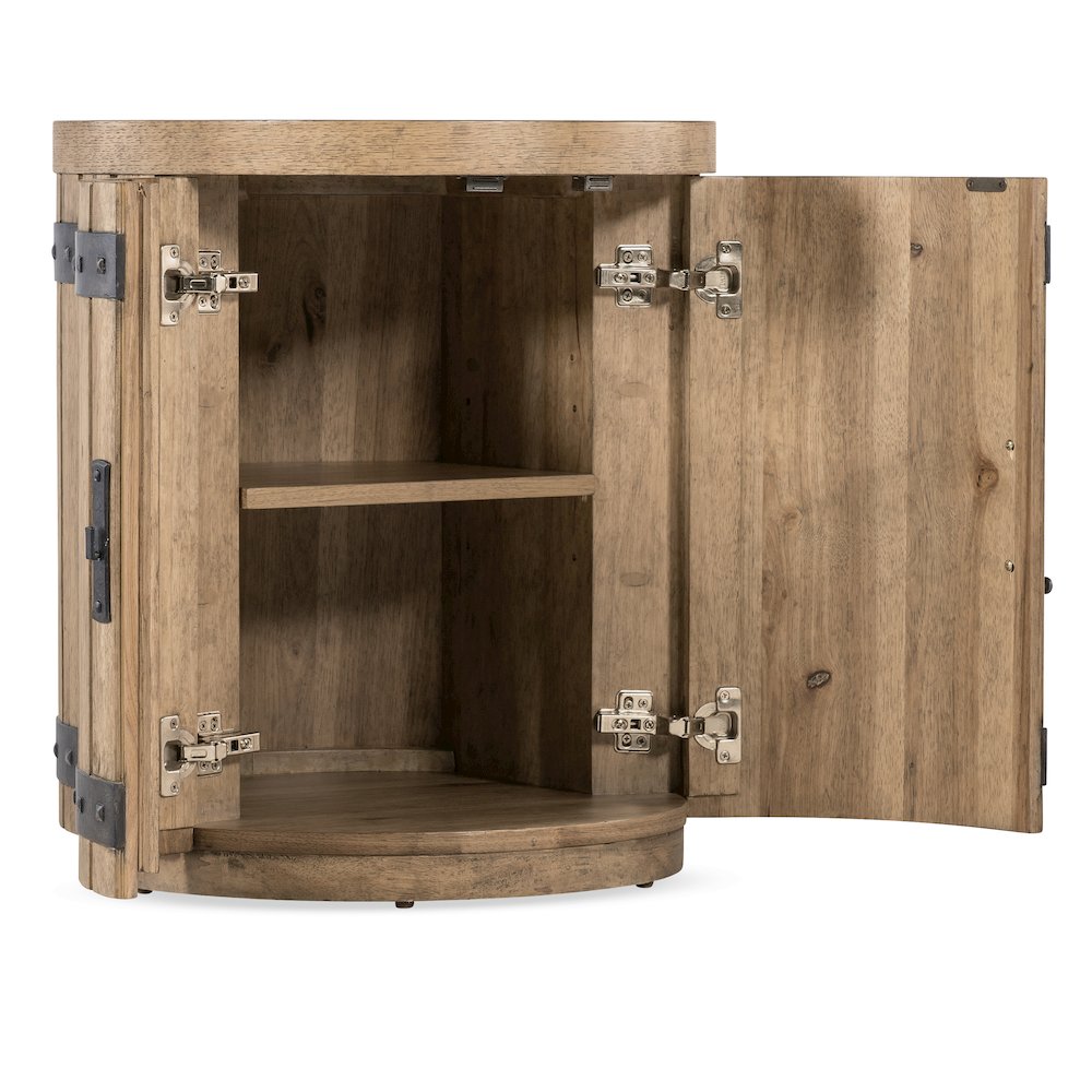 Vineyard Row Wine Barrel End Table