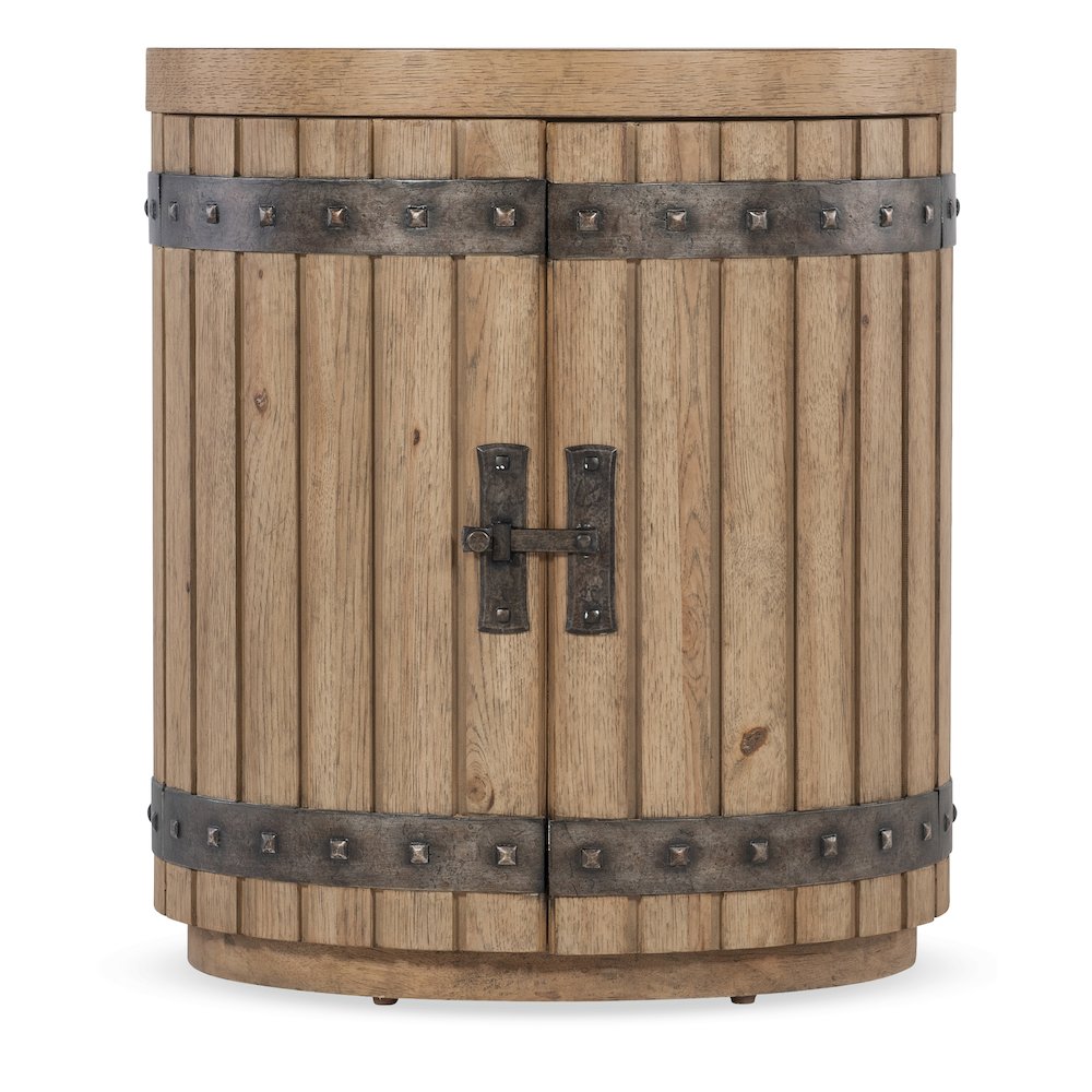 Vineyard Row Wine Barrel End Table