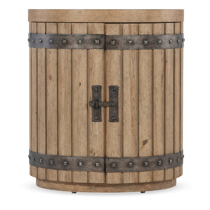 Vineyard Row Wine Barrel End Table