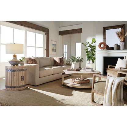 Vineyard Row Wine Barrel End Table