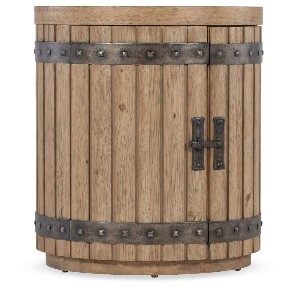 Vineyard Row Wine Barrel End Table