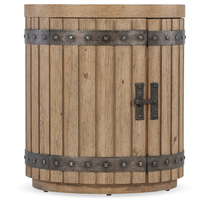 Vineyard Row Wine Barrel End Table