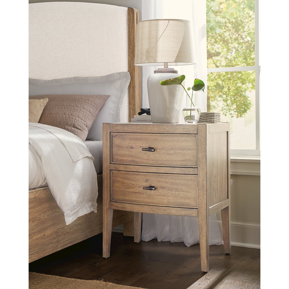 Vineyard Row Two Drawer Nightstand