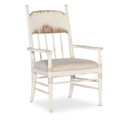 Americana Upholstered Seat Arm Chair