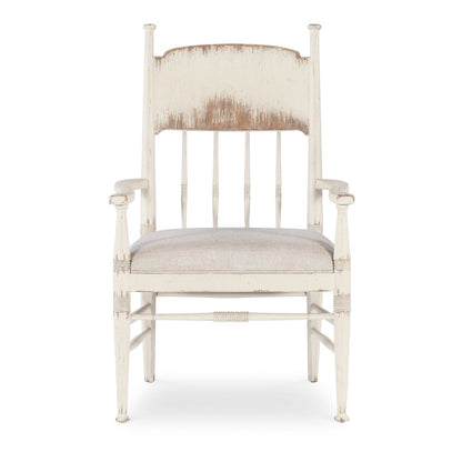 Americana Upholstered Seat Arm Chair