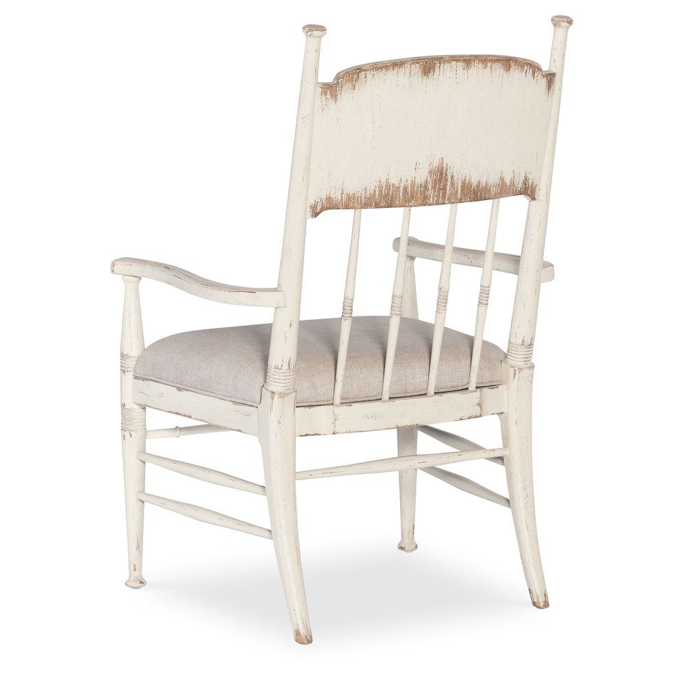 Americana Upholstered Seat Arm Chair