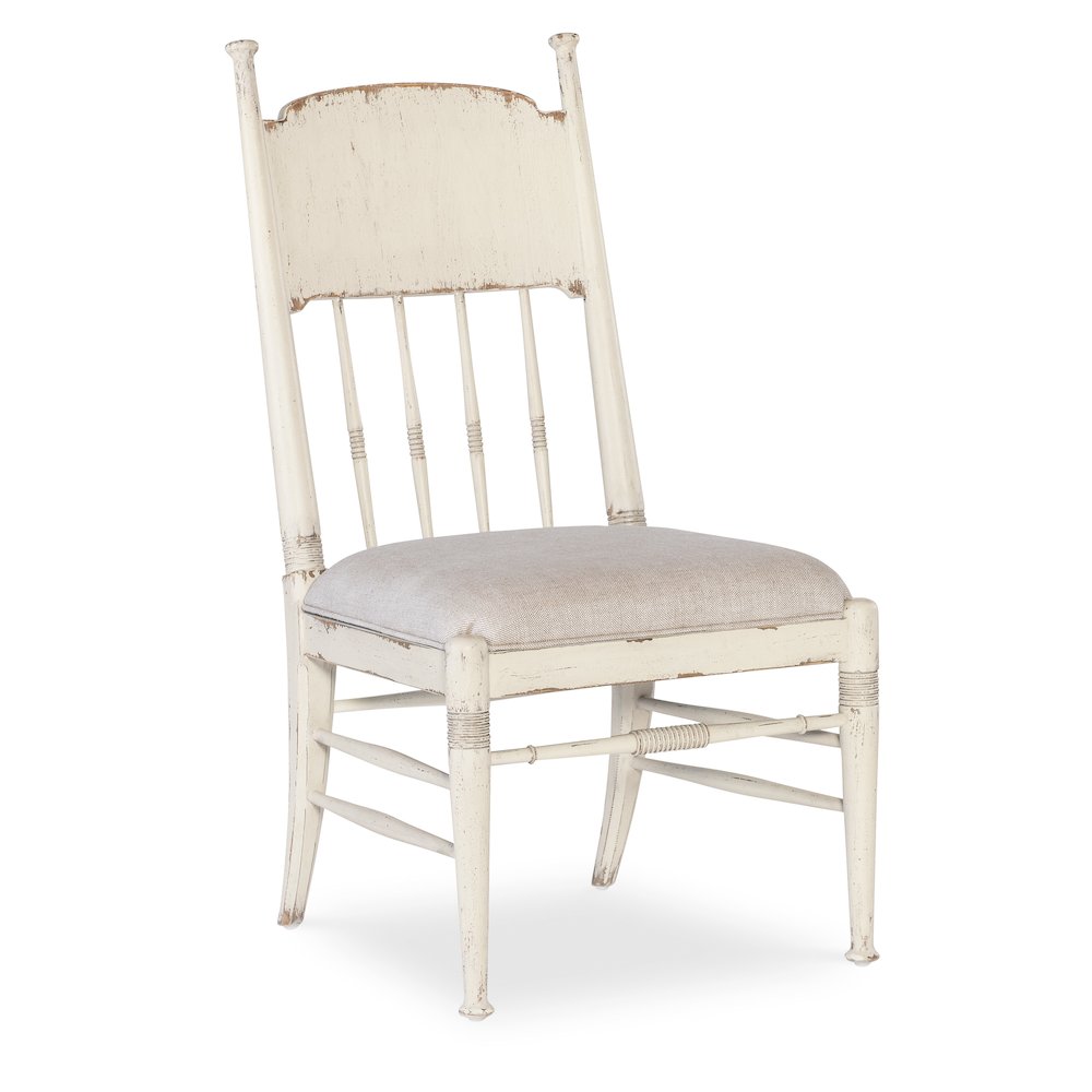 Americana Upholstered Seat Side Chair