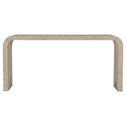 Wood and Resin Console Table, Sofa Table and Entryway Table, Brown