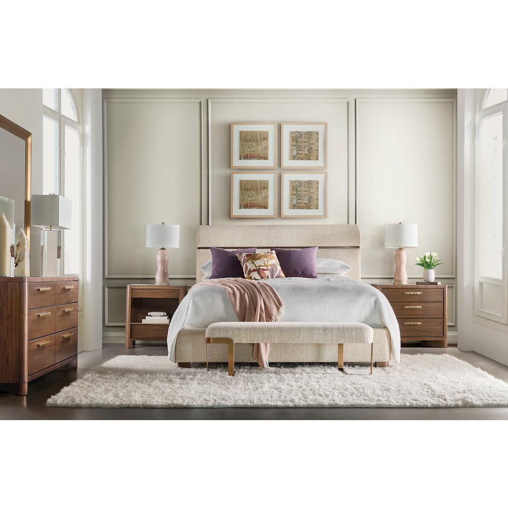 Eleana Upholstered Queen Panel Bed