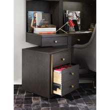Hooker Furniture Curata 2 Drawer Mobile File Cabinet in Midnight Brown