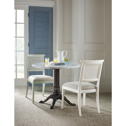 Hooker Furniture Charleston Fabric Upholstered Side Chair in Magnolia White
