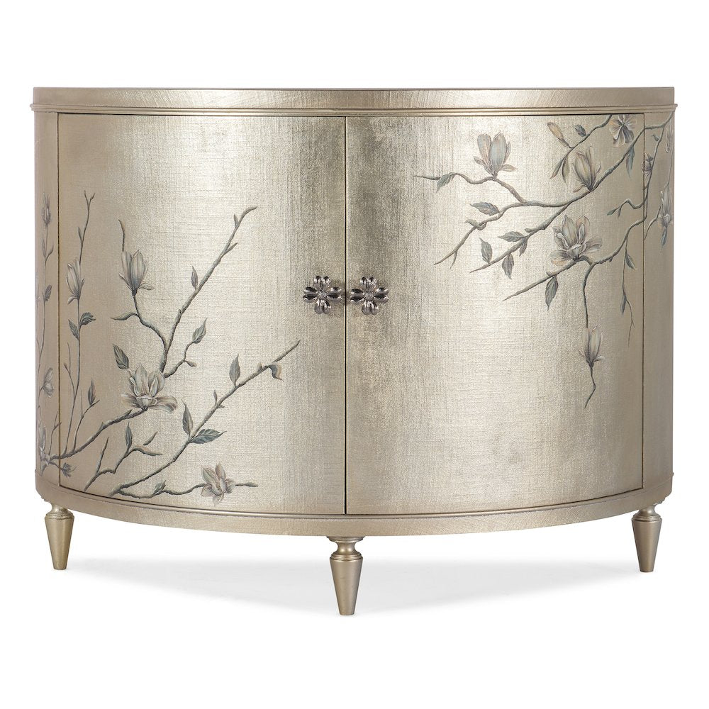 Hooker Furniture Living Room Melange Marguerite Two Door Demilune Chest