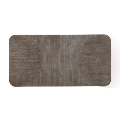 Modern Mood Wood Leg Dining Table w/ 24in leaf in Brown by Hooker Furniture