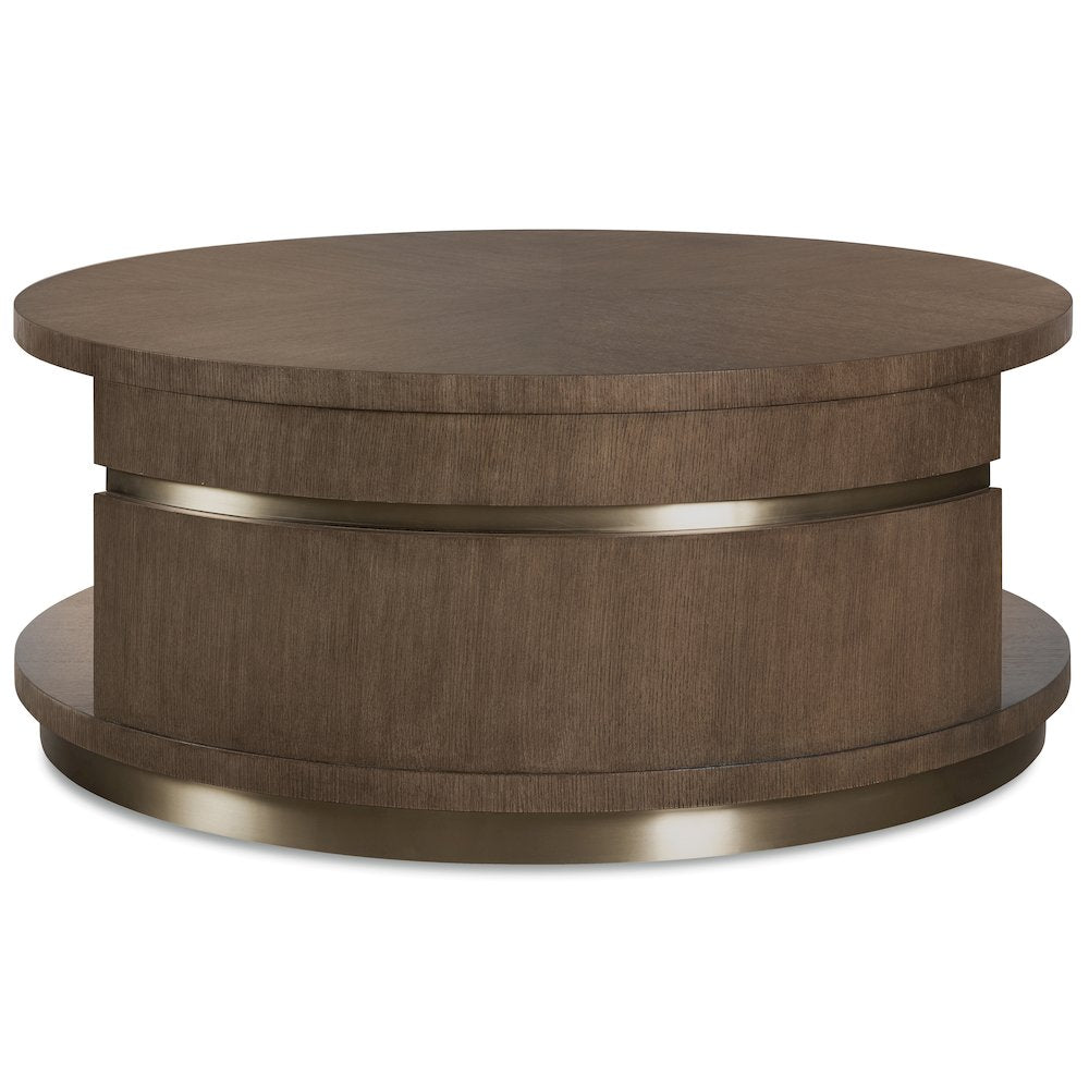 Commerce and Market Roll With It Round Cocktail Table