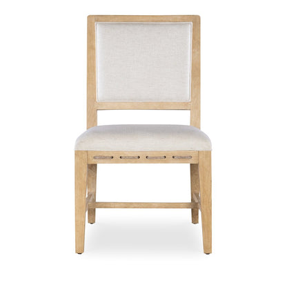 Retreat Cane Back Fabric Upholstered Side Chair in Beige by Hooker Furniture