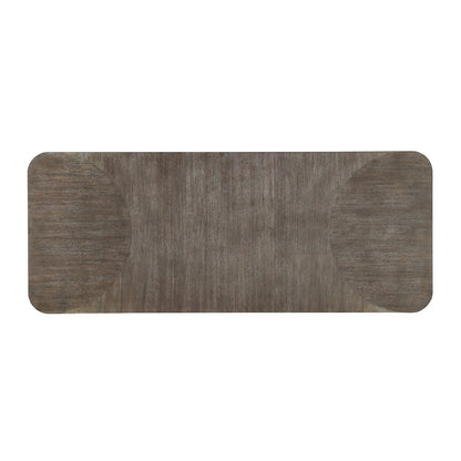 Modern Mood Wood Leg Dining Table w/ 24in leaf in Brown by Hooker Furniture