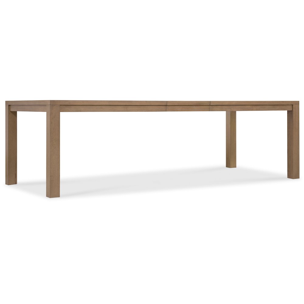 Sonnet Rectangle Dining Table w/ 18" Leaf in Medium Brown Wood by Hooker
