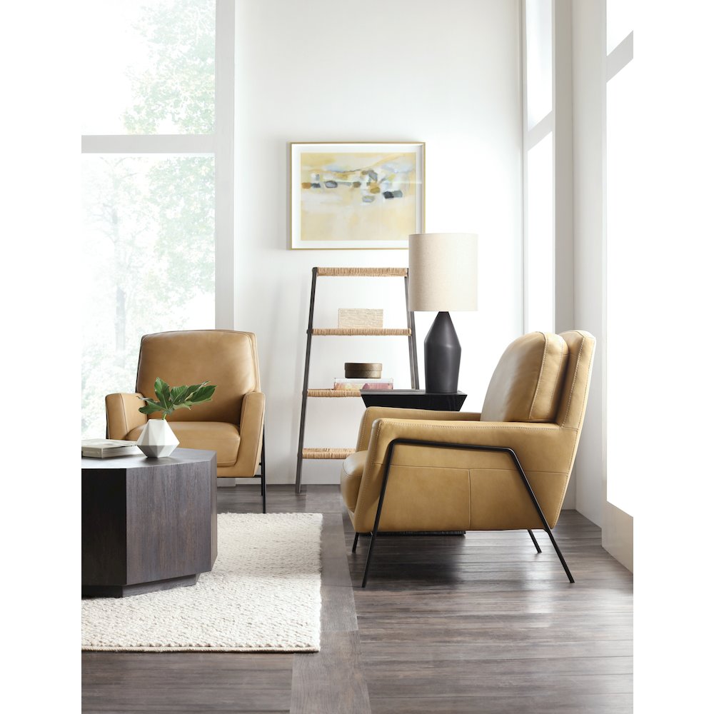Amette Metal Frame Club Chair
