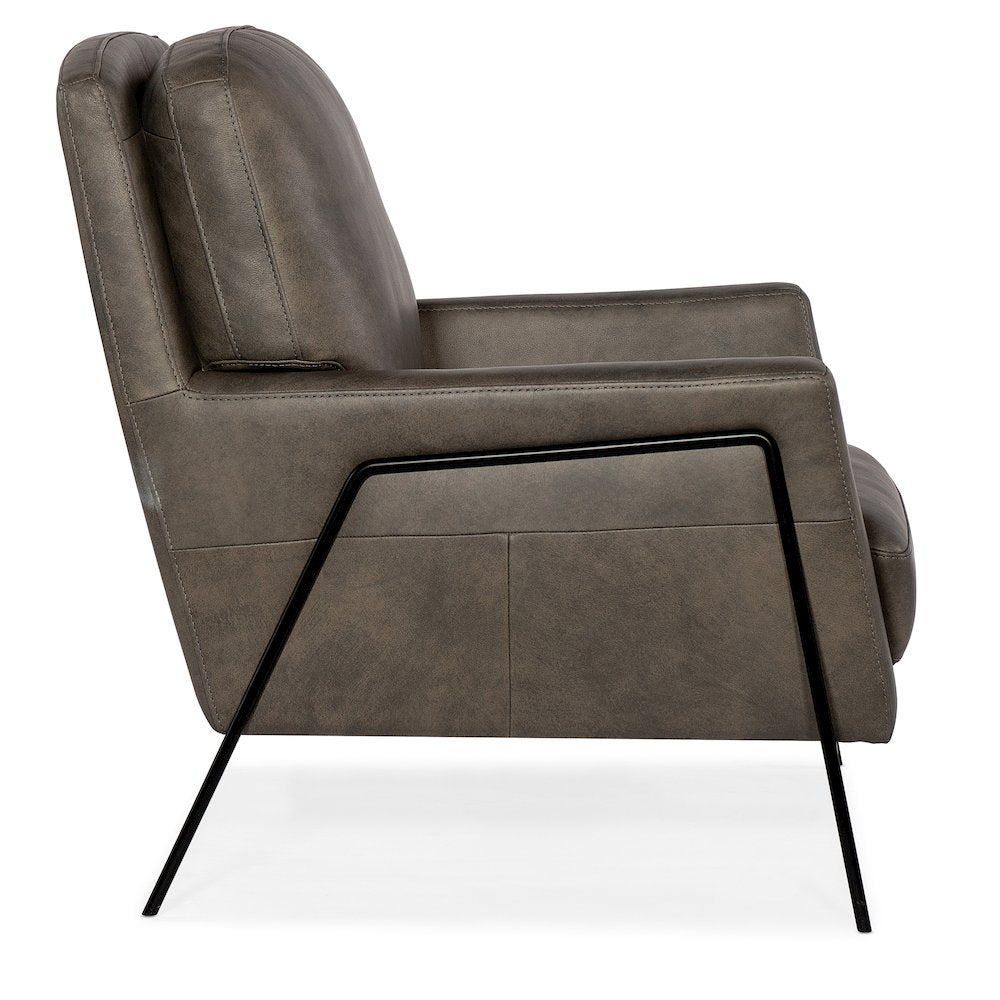 Amette Metal Frame Club Chair