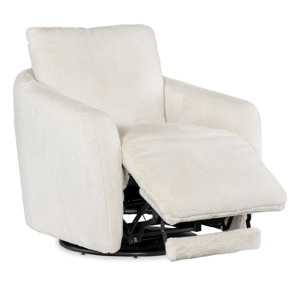 Bonnie Swivel Chair with Power Footrest