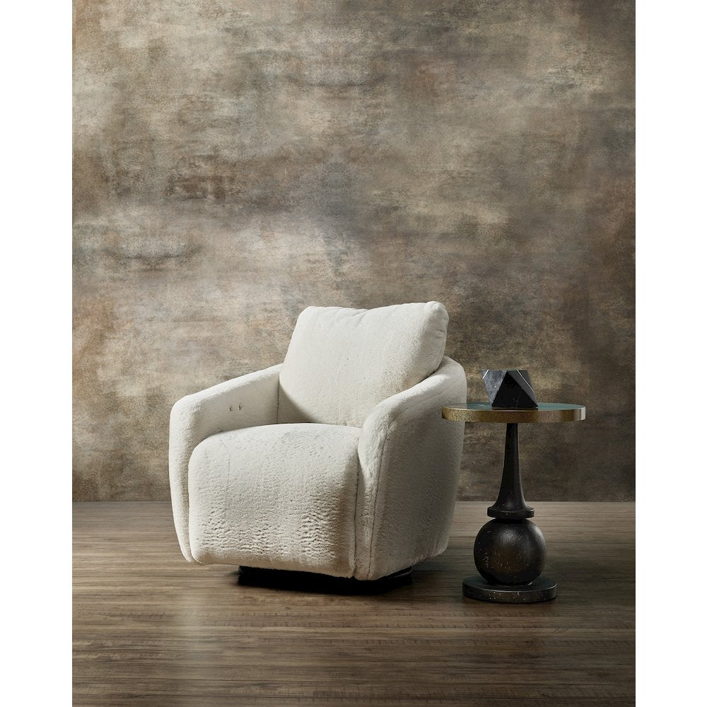 Bonnie Swivel Chair with Power Footrest