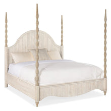 Hooker Furniture Serenity Jetty Cal King Poster Bed in White Wood