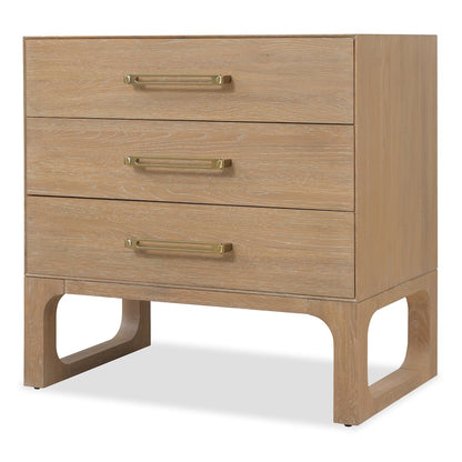 Banyon Bay Three Drawer Nightstand in Natural Wood by Hooker Furnishings