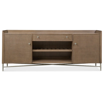 Sonnet Media Credenza in Medium Brown Wood by Hooker Furnishings