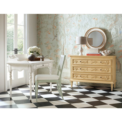 Charleston Fabric Upholstered Side Chair in Verdigris Green by Hooker Furniture