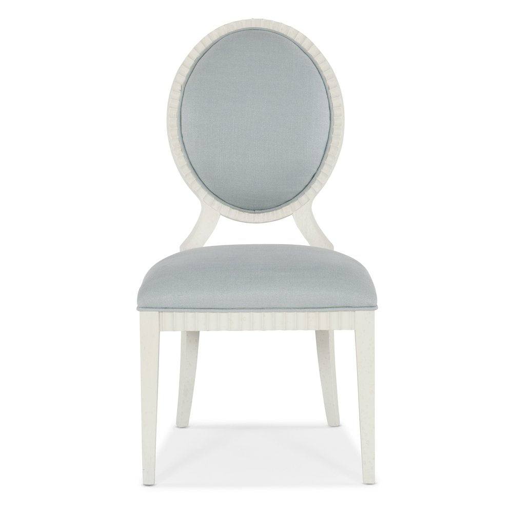 Serenity Martinique Side Chair- in White Wood by Hooker Furniture