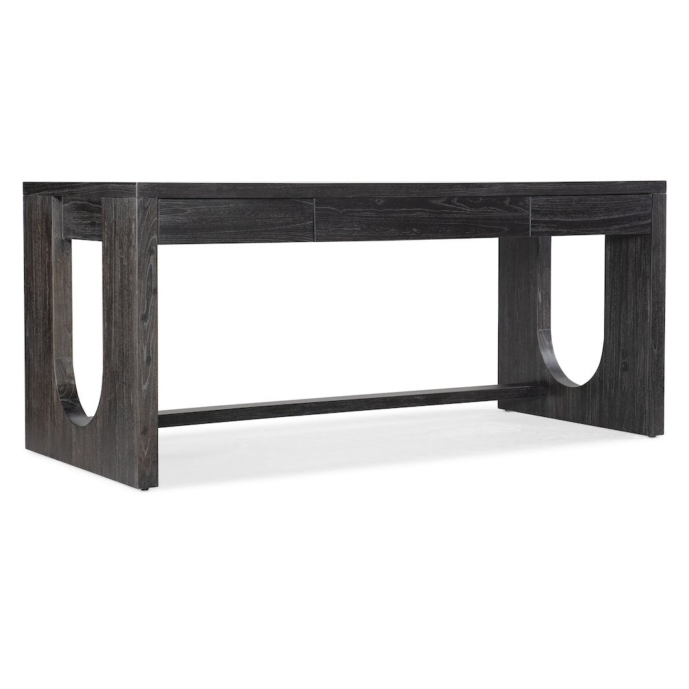 Hooker Furniture Commerce & Market Mindi Veneers Writing Desk in Black
