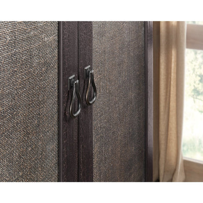 Hooker Furniture Big Sky Veneers Wood Small Wardrobe in Black