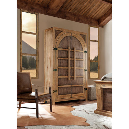 Hooker Furniture Big Sky Veneers and Solid Wood Wardrobe in Brown
