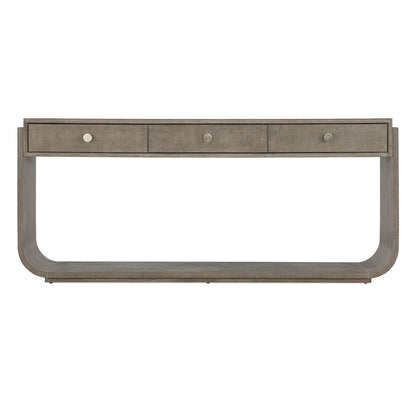Modern Mood Wood Console Table in Brown by Hooker Furniture