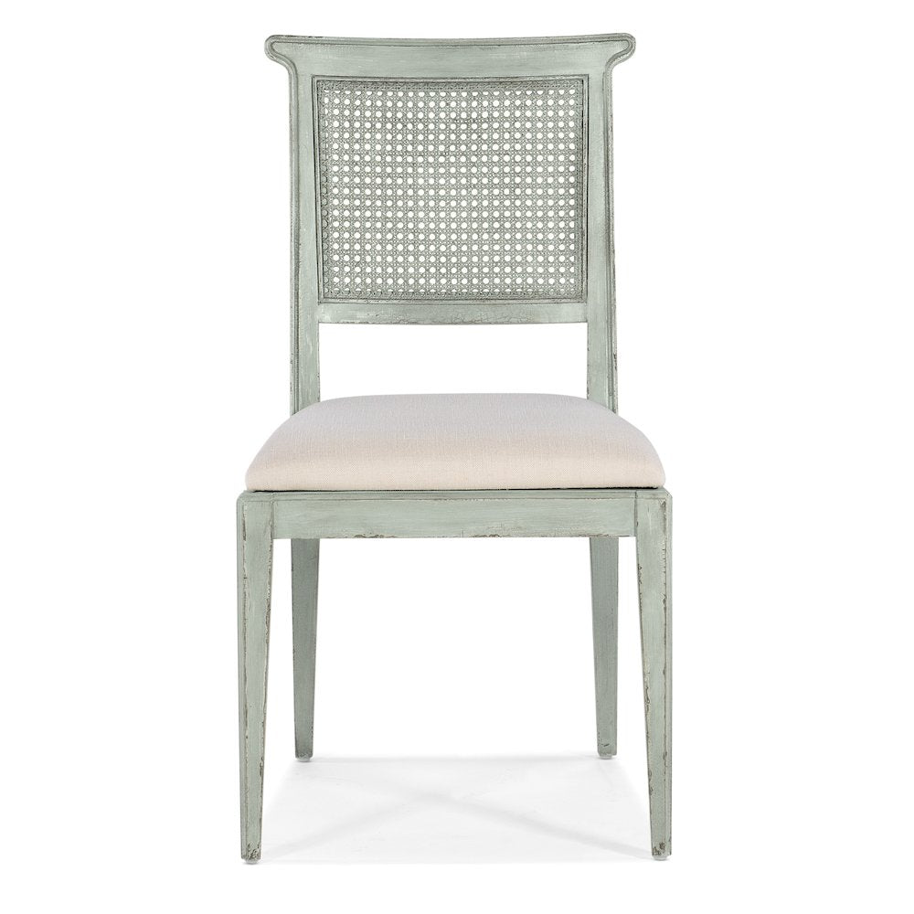 Charleston Fabric Upholstered Side Chair in Haint Blue by Hooker Furniture