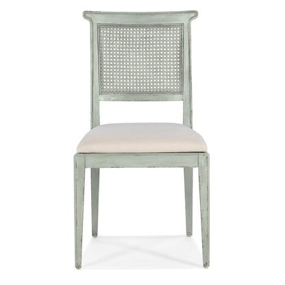 Charleston Fabric Upholstered Side Chair in Haint Blue by Hooker Furniture