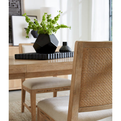 Retreat Rectangle Wood Dining Table w/ 22in leaf in Beige by Hooker Furniture